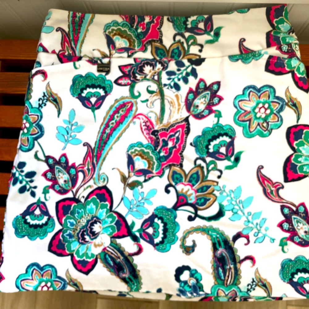 Floral golf skirt
